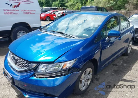 2014 Honda Civic Lx из США, поврежденный, VIN 2HGFB2F56EH559334